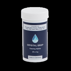 Таблетки для чистки кофемашин Crystal Drop 25шт х 2г