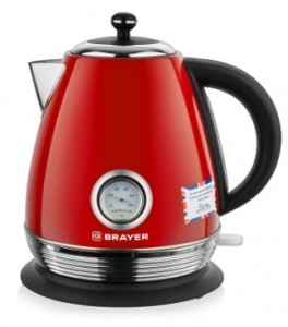 Чайник Brayer BR1007RD 1.7 л нерж. сталь красный