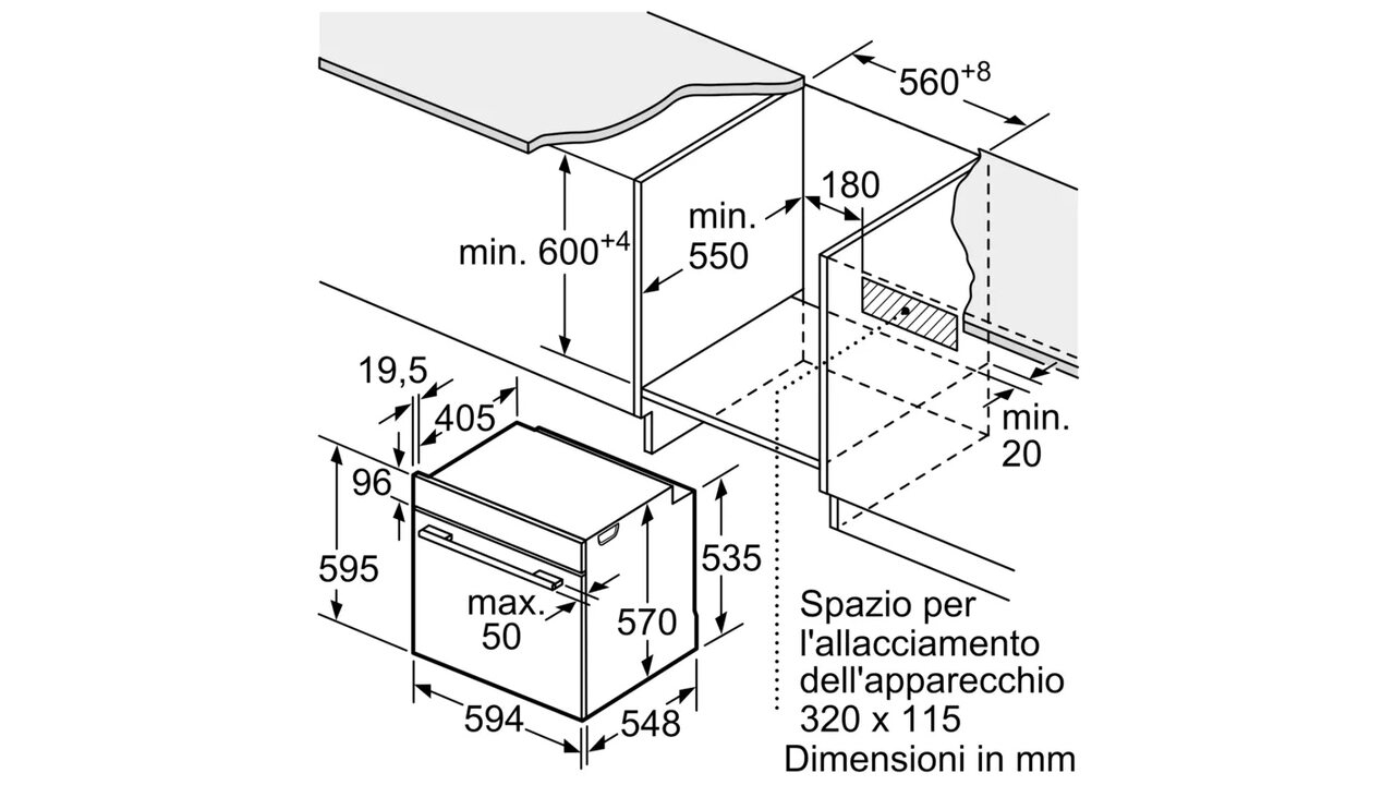 Духовой шкаф Bosch HBA 534EB3 Serie 4 черный фото