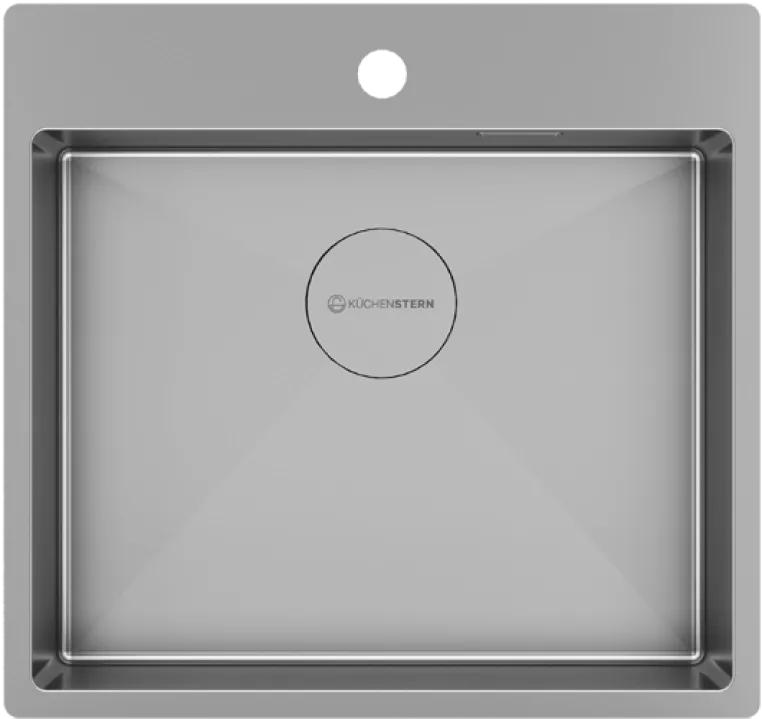 Мойка KuchenStern Werk 60 Aisi 304/R10 нержавеющая сталь	 фото