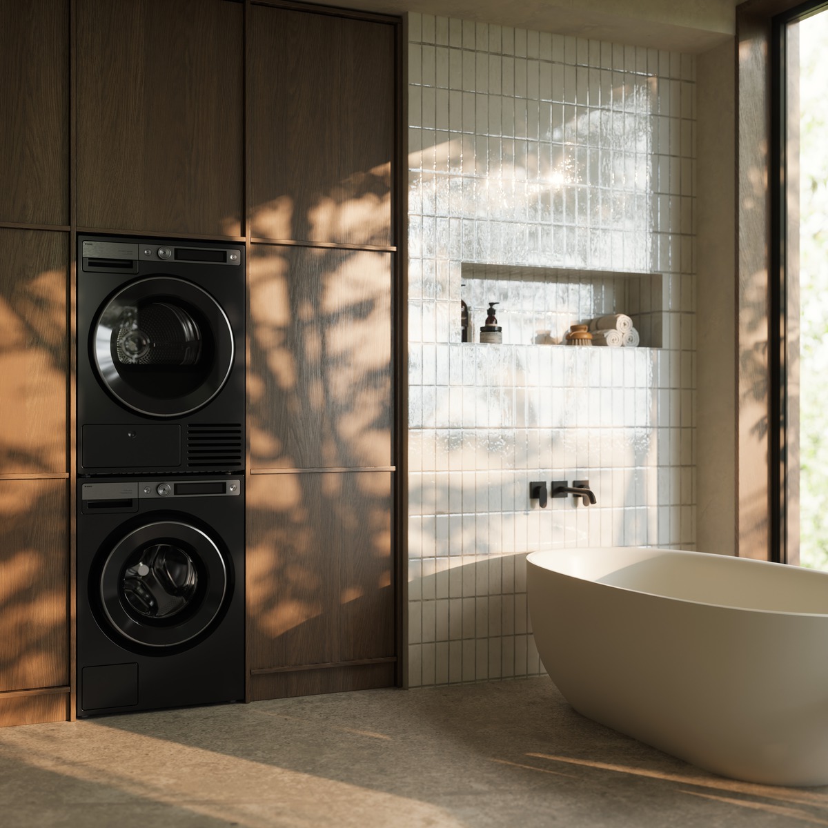 Стиральная машина Asko W7096XG 9 kg 1600 об/мин Auto Dose черный графит фото