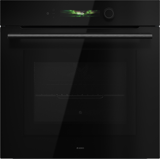 Духовой шкаф Asko OCM56BGH с функцией СВЧ черное стекло фото