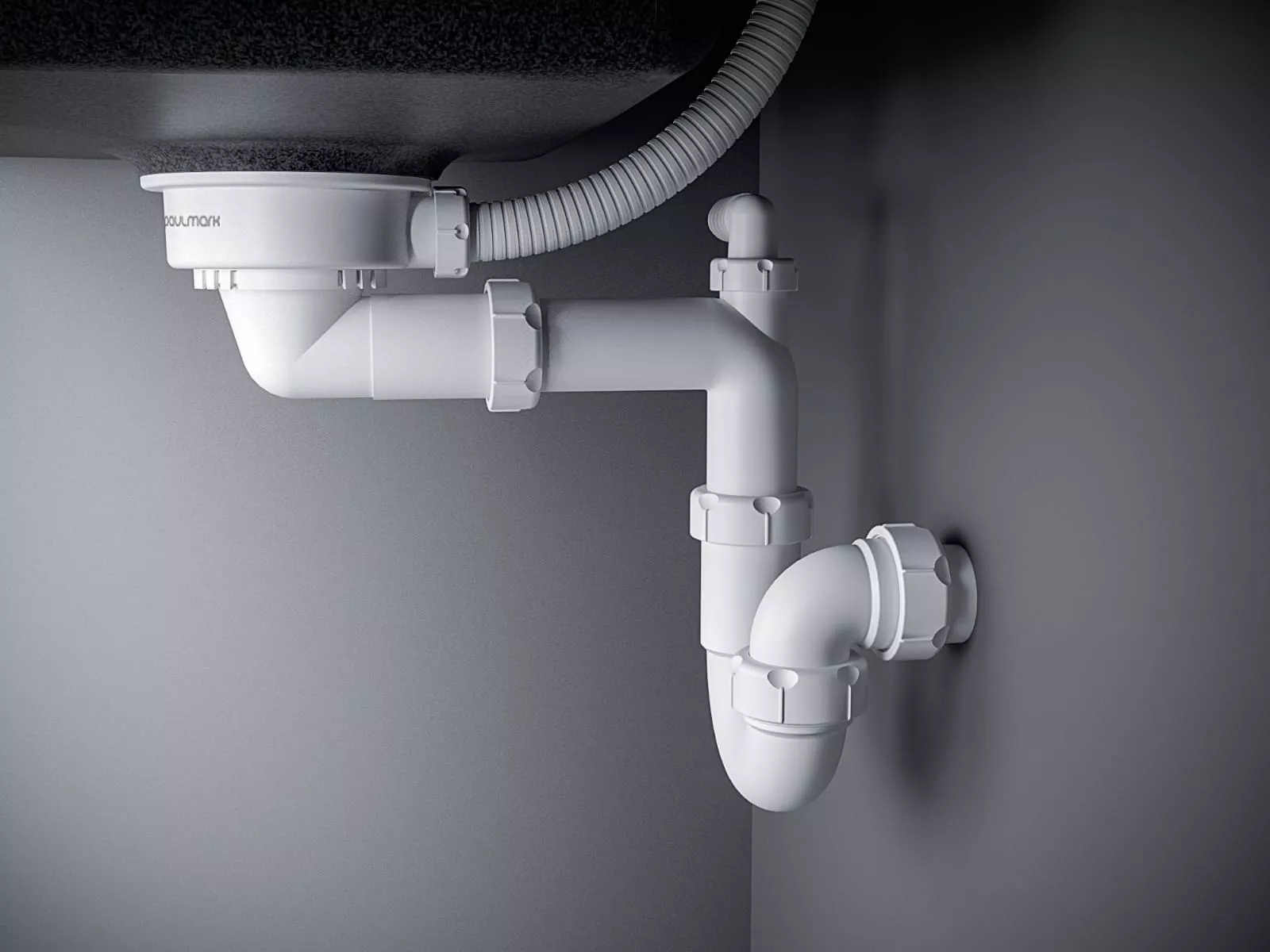 Мойка Paulmark Flugen 60 IT-Granit PM317850-BL черный фото