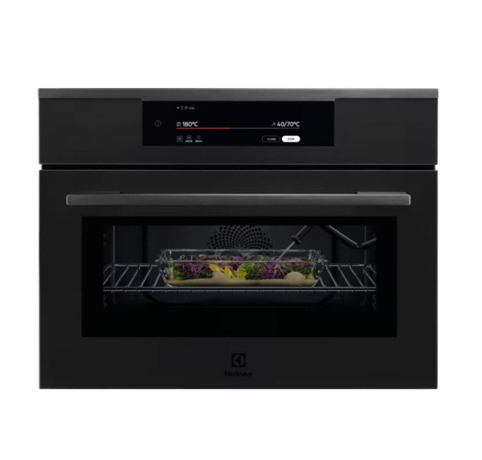 Духовой шкаф Electrolux KVLAE2ST ProAssist CombiQuick 900 с функцией СВЧ матовый черный фото