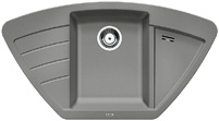 514757 Мойка BLANCO ZIA 9E Silgranit PuraDur II алюметаллик