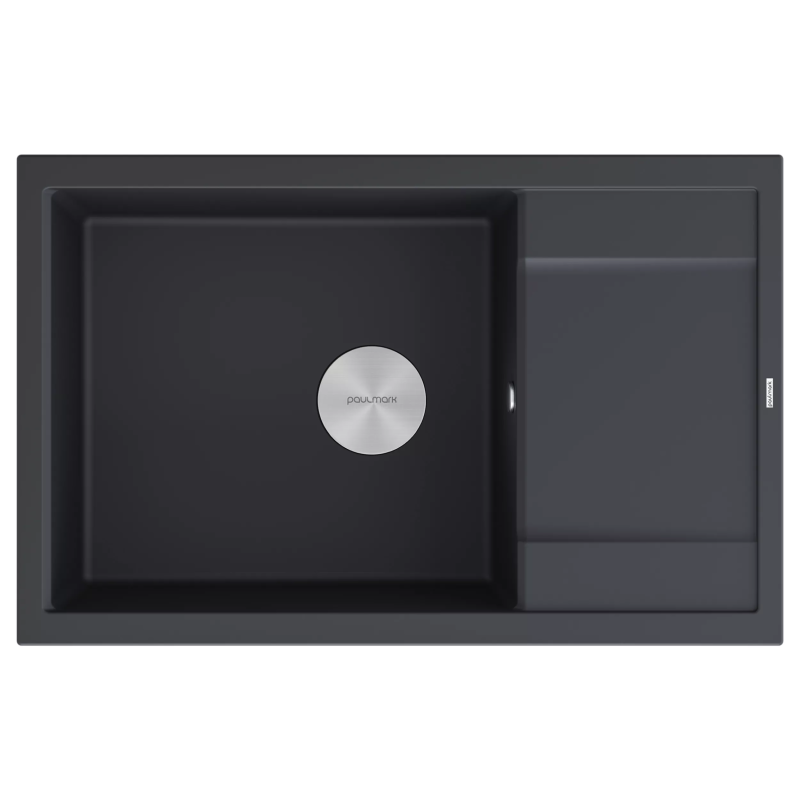 Мойка Paulmark Flugen 60 IT-Granit PM317850-BL черный фото