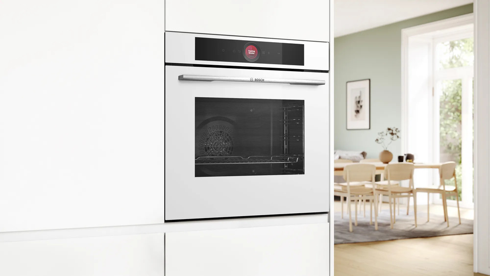 Духовой шкаф Bosch HBG 7721W1S Serie 8 белый фото