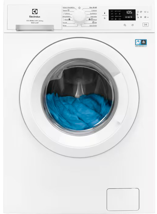 Стирально-сушильная машина Electrolux EW 5W468WE 8/4 kg 1600 об/мин с паровой программой 53,4 см фото