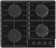 Поверхность газовая Gorenje GT642SYB закаленное стекло черный фото