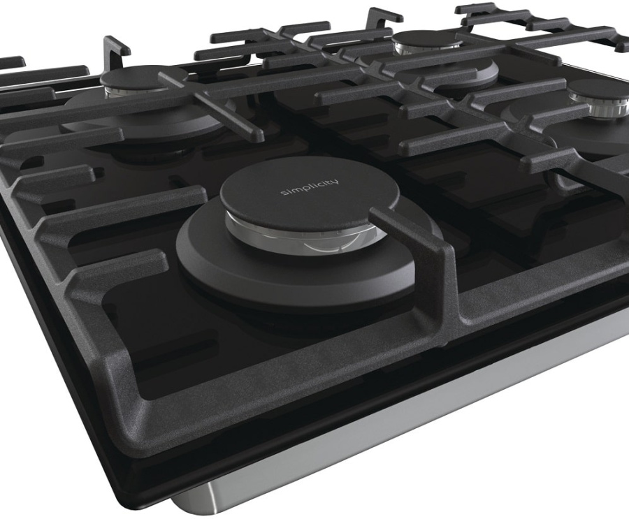 Поверхность газовая Gorenje GT642SYB закаленное стекло черный фото