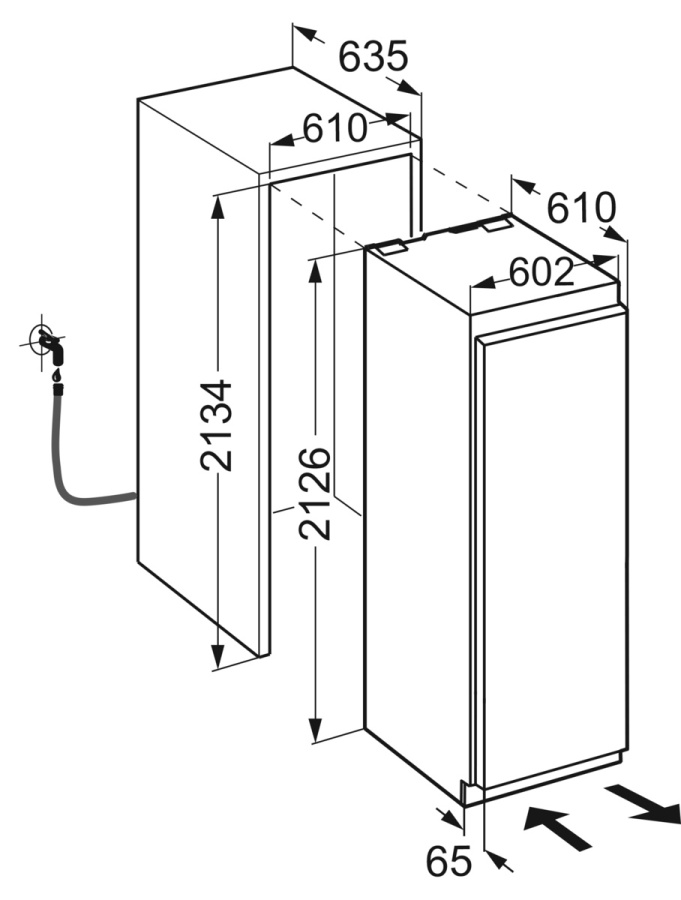 Морозильная камера Liebherr EGN 9271 встр.Serie Monolith NoFrost фото