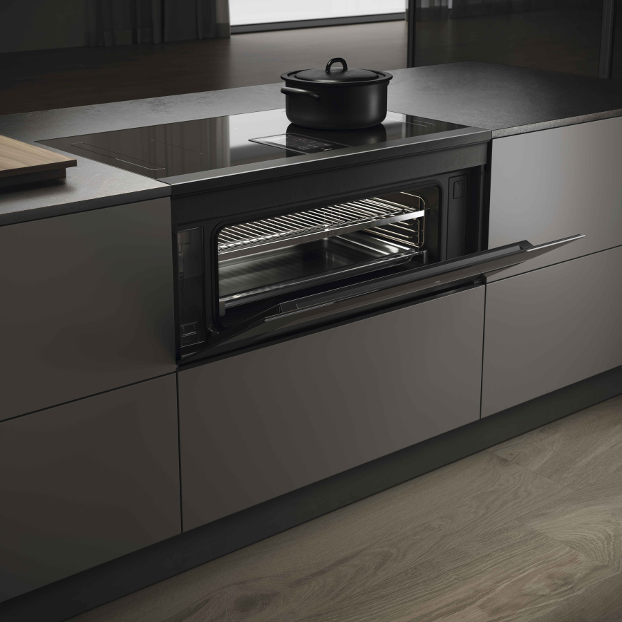 Elica Lhov Combisteam BL/A/90 4в1 (Варочная панель, вытяжка, духовка, пароварка) фото