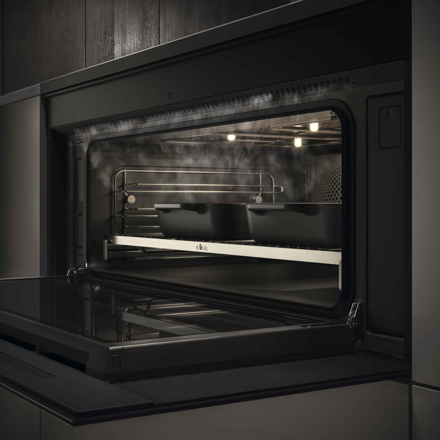 Elica Lhov Combisteam BL/A/90 4в1 (Варочная панель, вытяжка, духовка, пароварка) фото