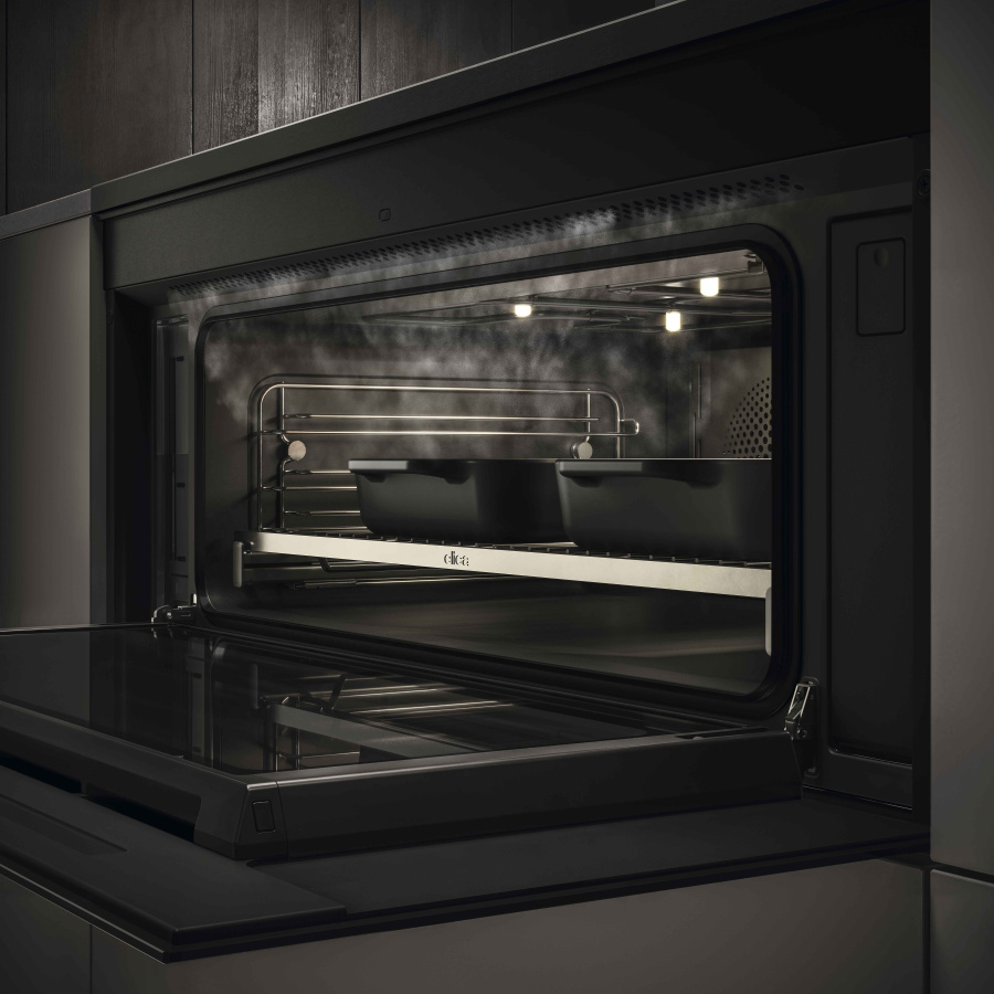 Elica Lhov Combisteam BL/A/90 4в1 (Варочная панель, вытяжка, духовка, пароварка) фото