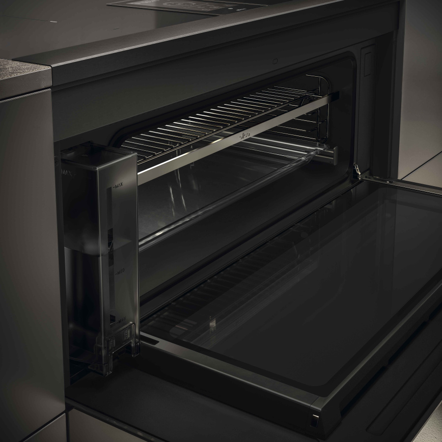 Elica Lhov Combisteam BL/A/90 4в1 (Варочная панель, вытяжка, духовка, пароварка) фото